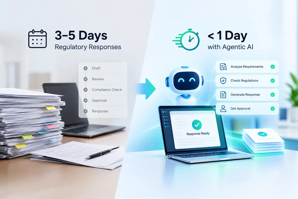 From 3&ndash;5 Day Regulatory Responses to Under One Day with Agentic AI