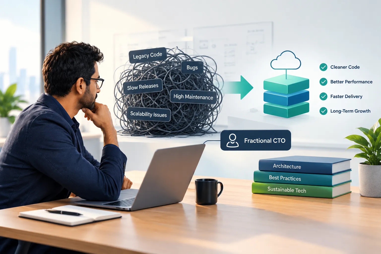 How a Fractional CTO Can Reduce Technical Debt